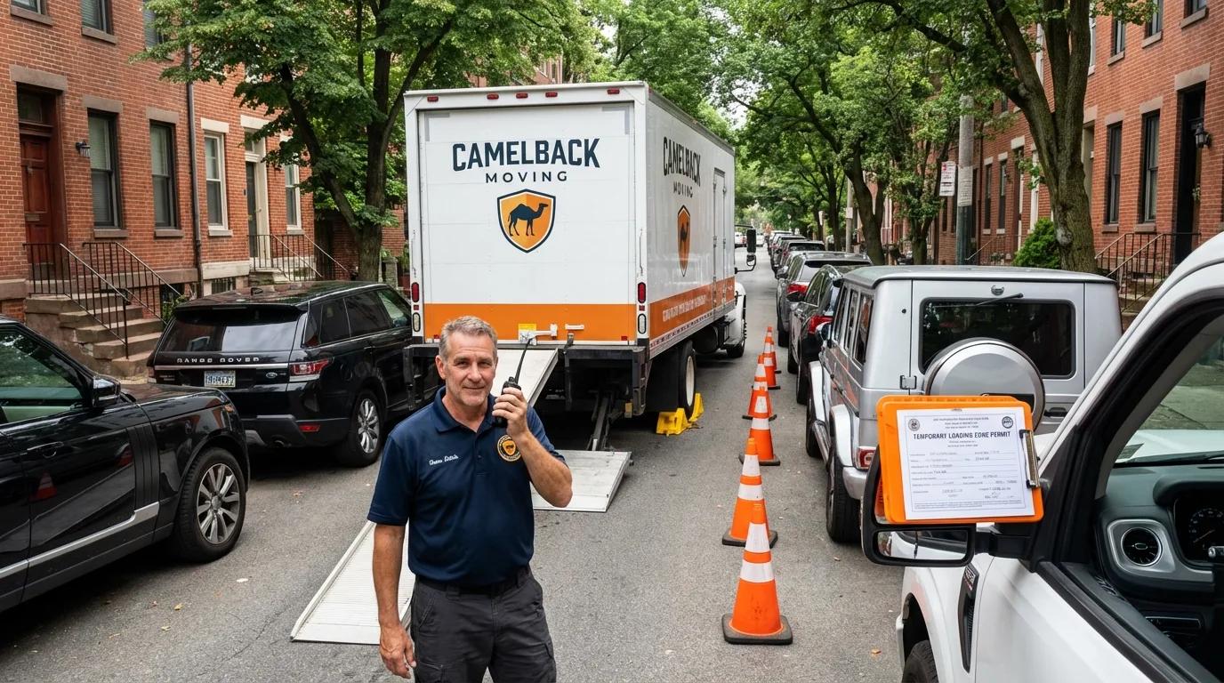 City street loading permit setup in Wanaque, NJ